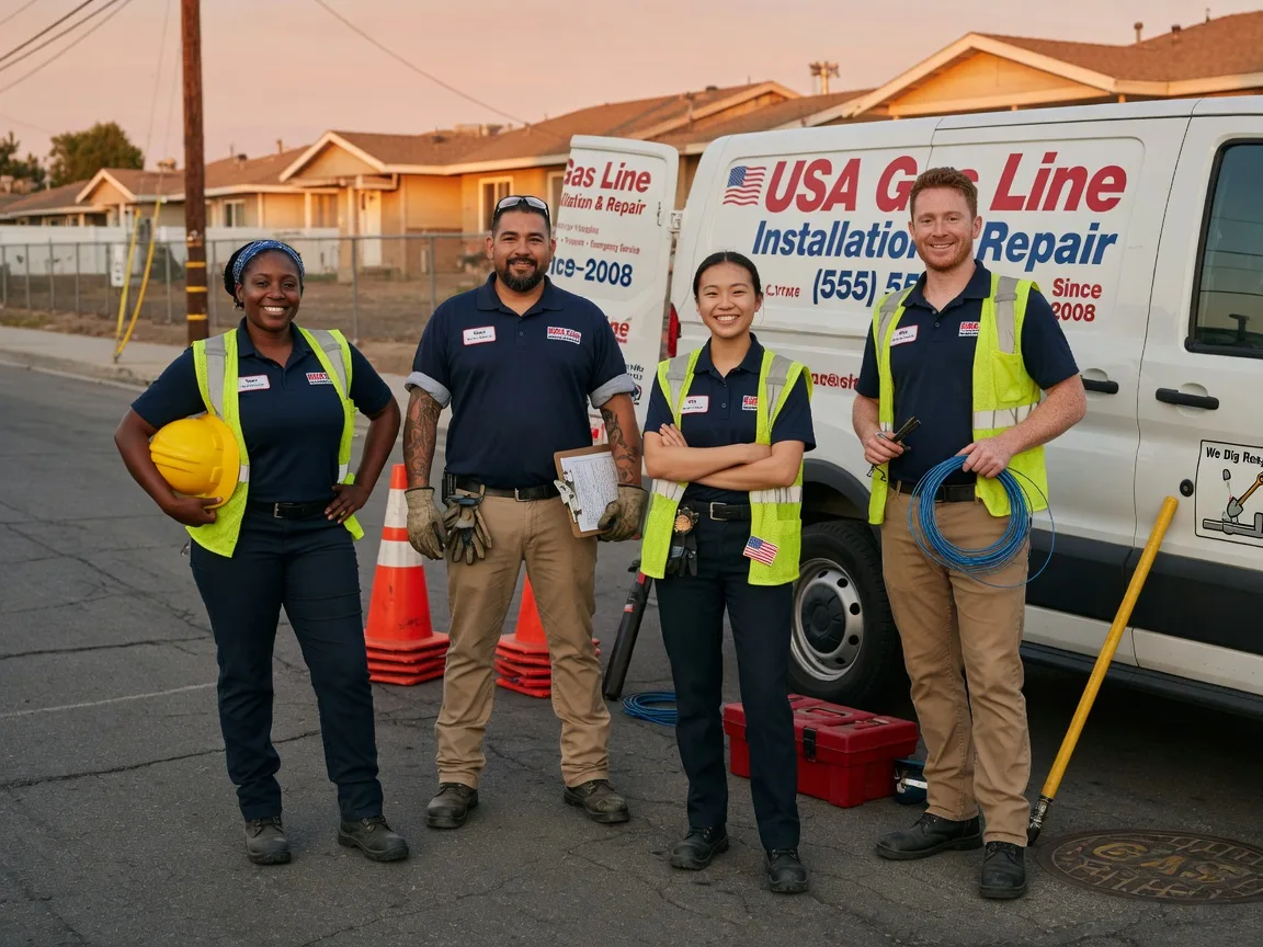 Gas Line Installation company in Evergreen, LA